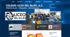 Desktop Screenshot of liceodelbajio.edu.mx